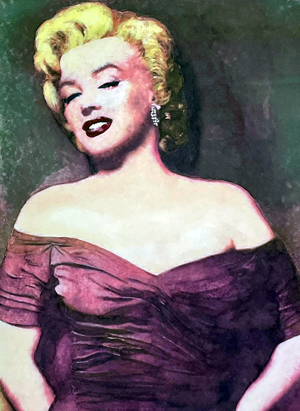 Marilyn Violett; Watercolor mixed Media; 61 x 45,5 cm - Galerie Wroblowski